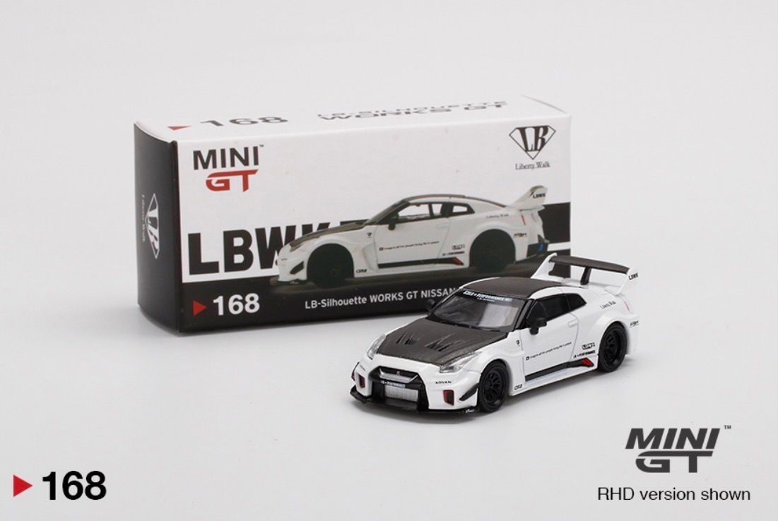 [UNSEALED] #168 MINI GT LB-Silhouette WORKS GT NISSAN 35GT-RR Ver.1 White