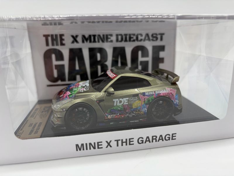 Heng’s Garage x MINE DIECAST Nissan GTR-R35 Green Premium Edition 2025 | 2026 Thailand Diecast Expo