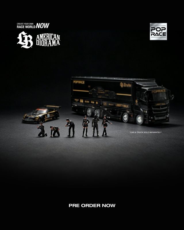 [PREORDER] POP RACE TEAM CREW 6 Figurines Set (PR64-567)