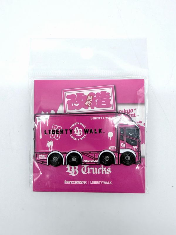 LBWK x Leen Pins Liberty Walk Kayano Distribution Truck Pink Pin