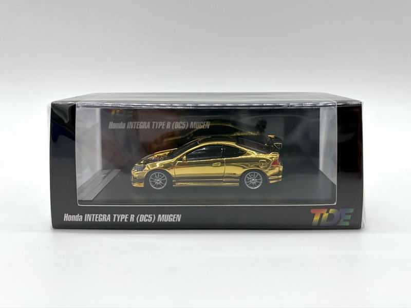 Motorhelix Honda Integra Type R (DC5) Mugen Gold Chrome | 2026 Thailand Diecast Expo Motorhelix Honda Integra Type R (DC5) Mugen Gold Chrome | 2026 Thailand Diecast Expo