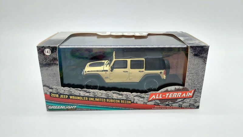 Greenlight 1/43 2018 Jeep Wrangler Unlimited Rubicon Recon
