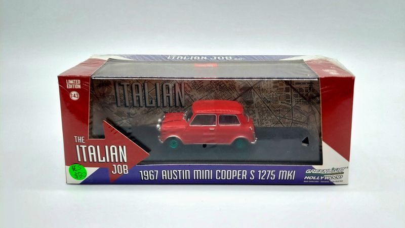 Greenlight 1/43 1967 Austin Mini Cooper S 1275 MK1 | The Italian Job