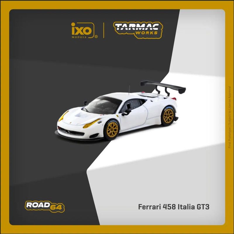 Tarmac Works Ferrari 458 Italia GT3 White