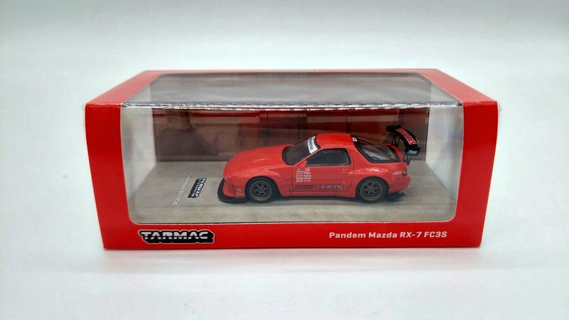 Tarmac Works Pandem Mazda RX-7 FC3S Red