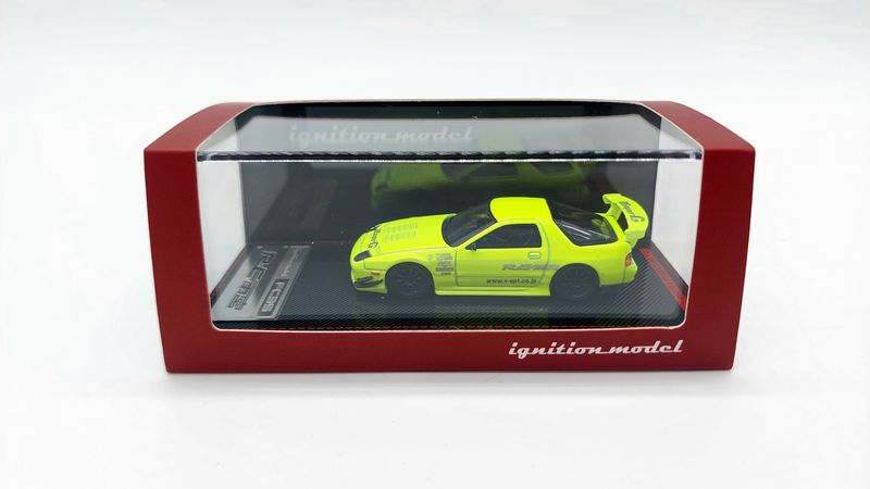 Ignition Model Mazda RX-7 (FC3S) Re Amemiya Yellow Green