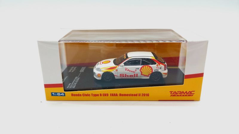 Tarmac Works Honda Civic Type R EK9 FARA: Homestead II 2016 Matt Flick Shell Livery