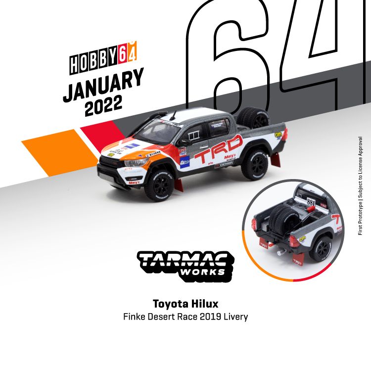 Tarmac Works Toyota Hilux Finke Desert Race 2019 Livery