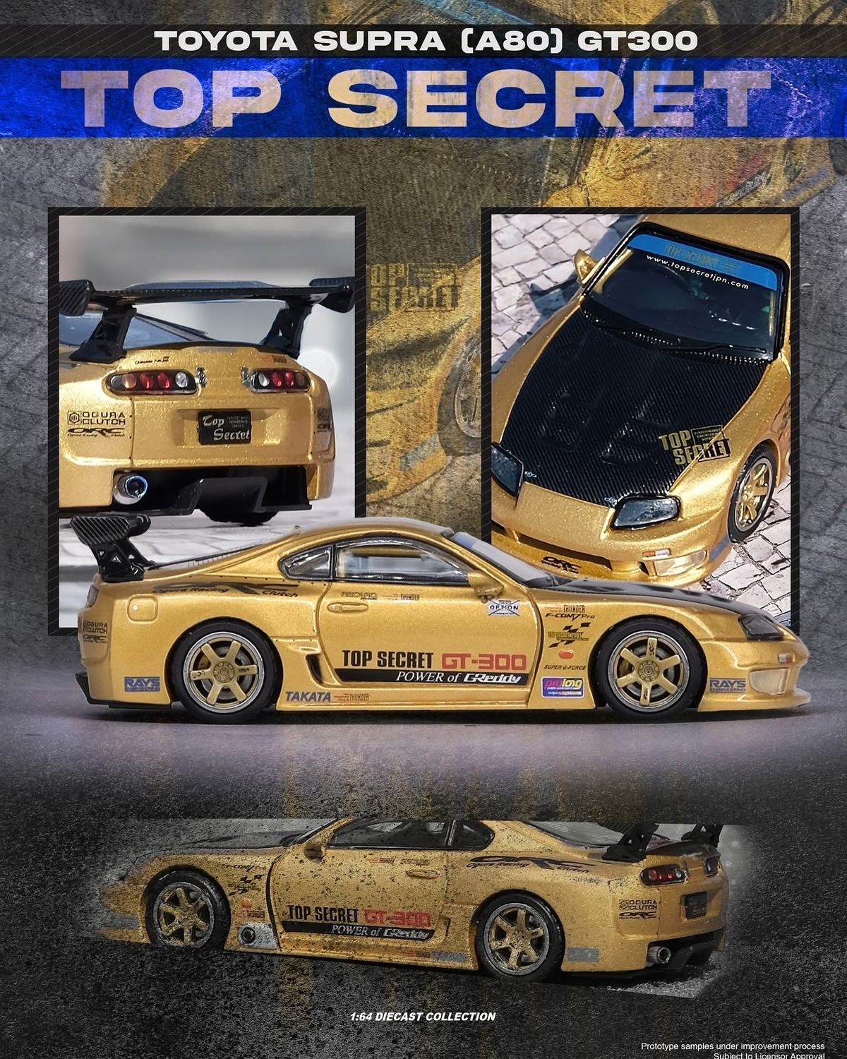 INNO64 Toyota Supra (A80) GT300 "Top Secret"