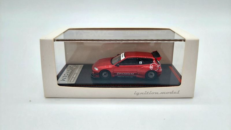 Ignition Model Honda Pandem Civic EG6 Red Metallic