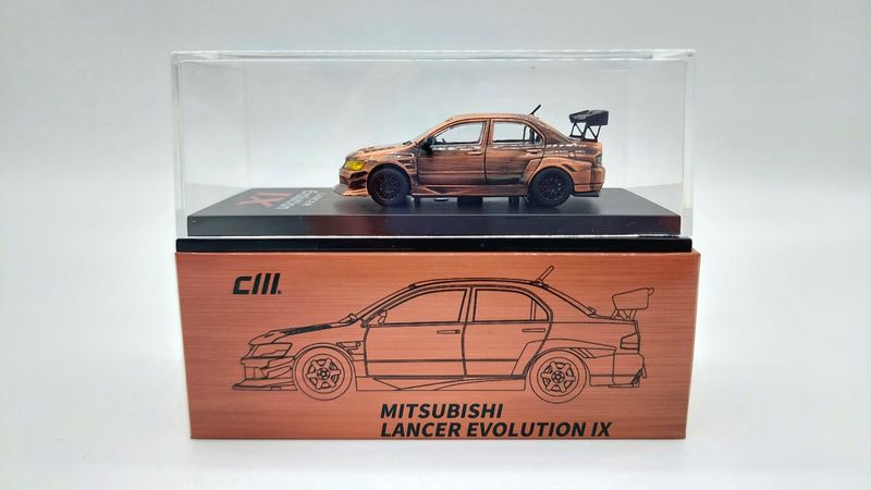 [UNSEALED] CM Model Mitsubishi Lancer Evolution IX Bronze Manga