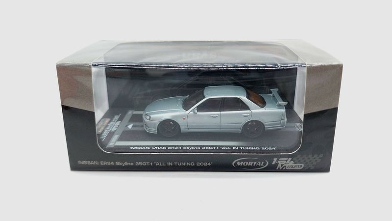 Mortal Model ER34 Skyline 25GT-t "All In Tuning 2024" Silver