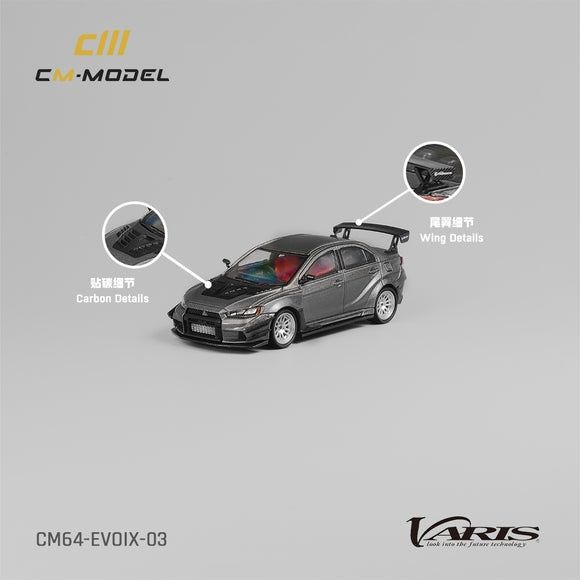 CM Model Mitsubishi Lancer Evolution X Varis Grey CM Model Mitsubishi Lancer Evolution X Varis Grey