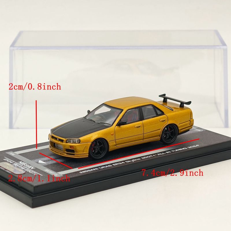 Mortal Model Nissan ER34 Skyline 25GT-t "All In Tuning" Gold