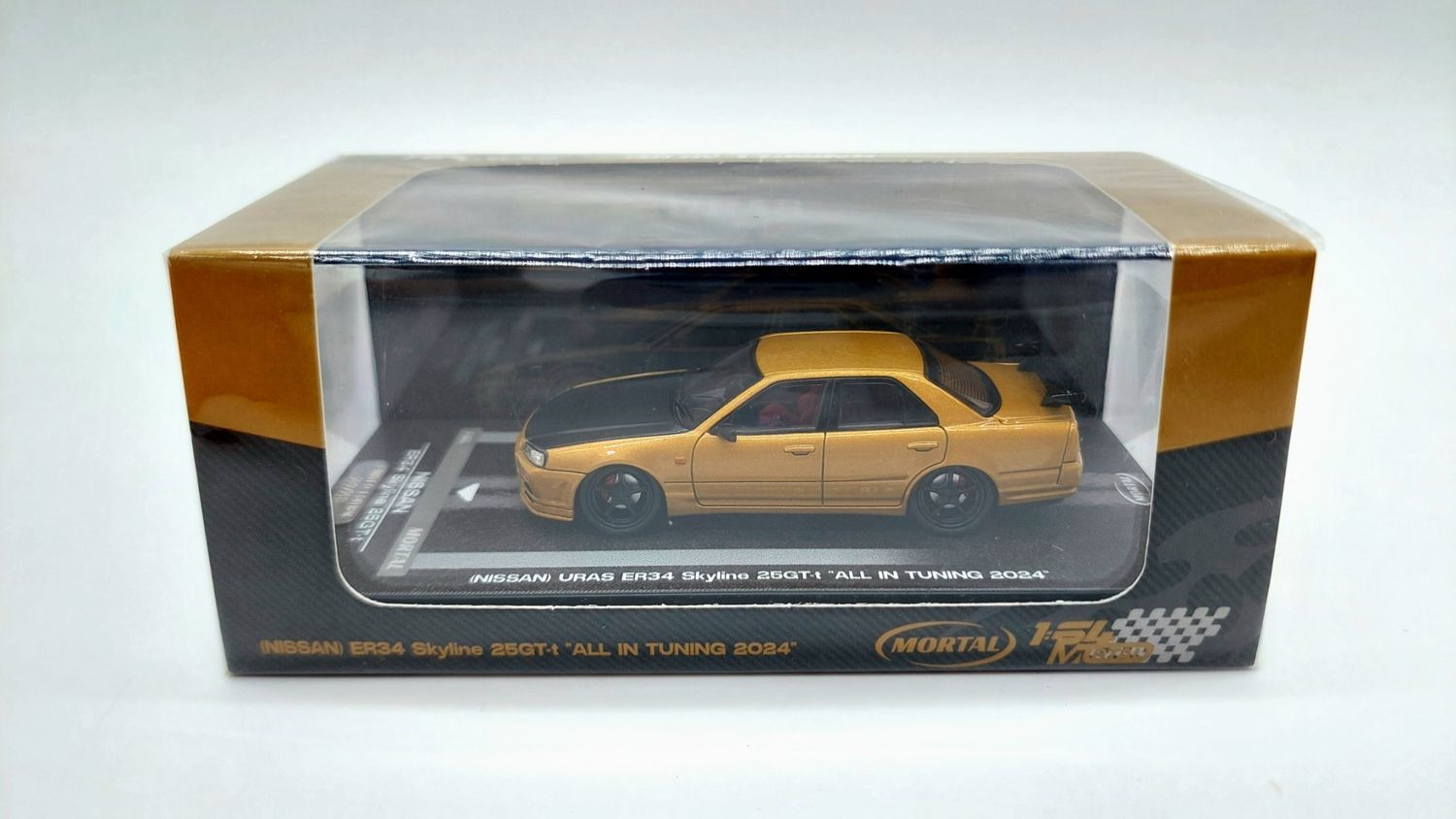 Mortal Model Nissan ER34 Skyline 25GT-T Gold | 2024 All In Tuning