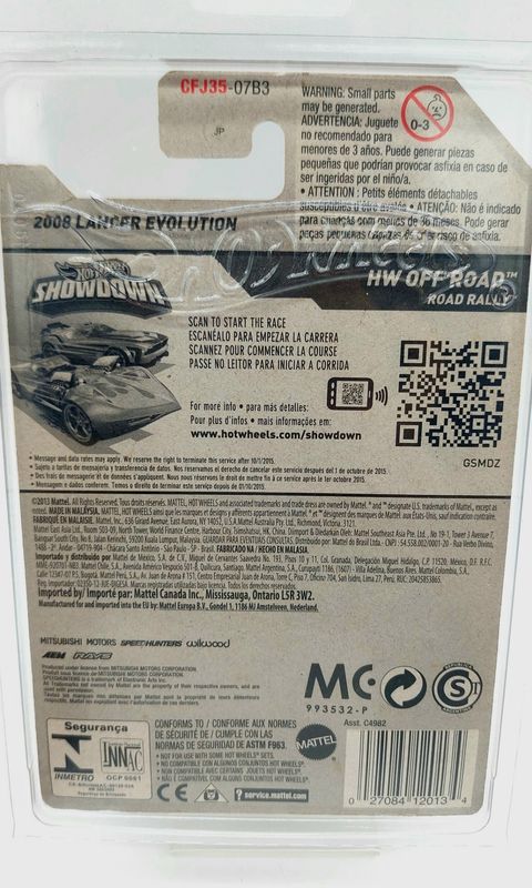 2013 Hot Wheels 2008 Lancer Evolution Super Treasure Hunt