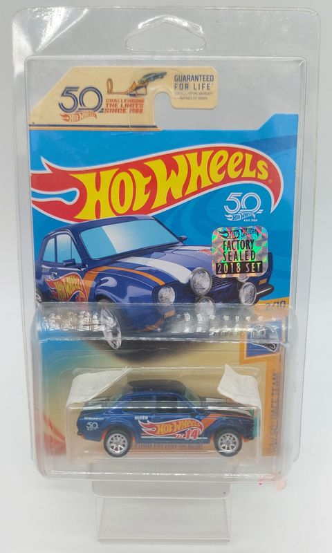 2018 Hot Wheels '70 Ford Escort RS1600 Super Treasure Hunt | Factory Sealed