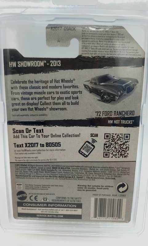 2013 Hot Wheels '72 Ford Ranchero Pink Super Treasure Hunt