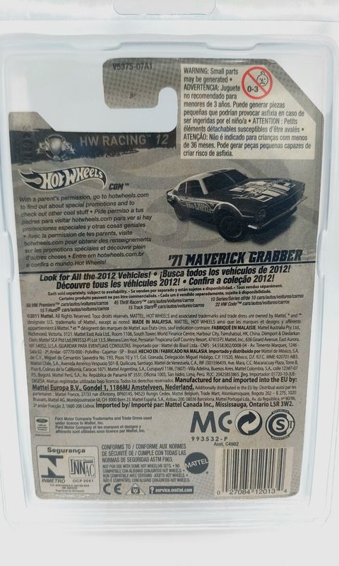 2012 Hot Wheels '71 Maverick Grabber Super Treasure Hunt