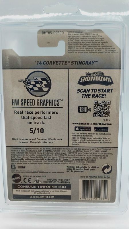 2015 Hot Wheels '14 Corvette Stingray Super Treasure Hunt