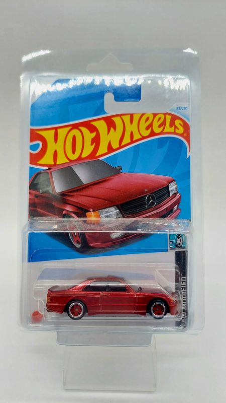 2021 Hot Wheels '89 Mercedes-Benz 560 SEC AMG Red Super Treasure Hunt