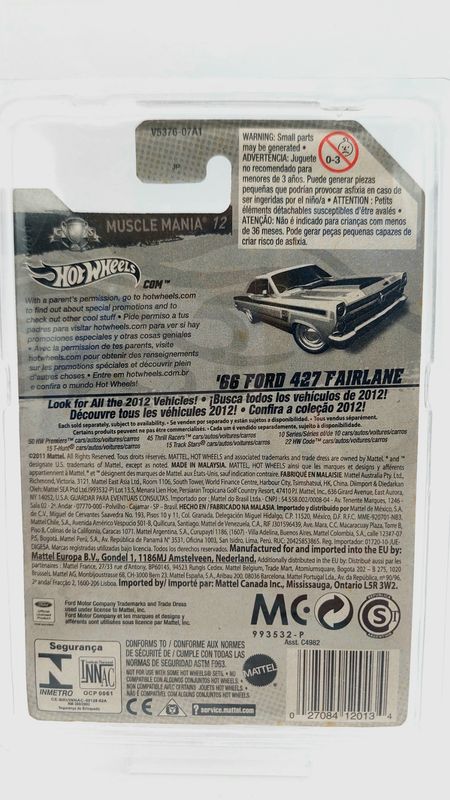 2012 Hot Wheels '66 Ford 427 Fairline Super Treasure Hunt