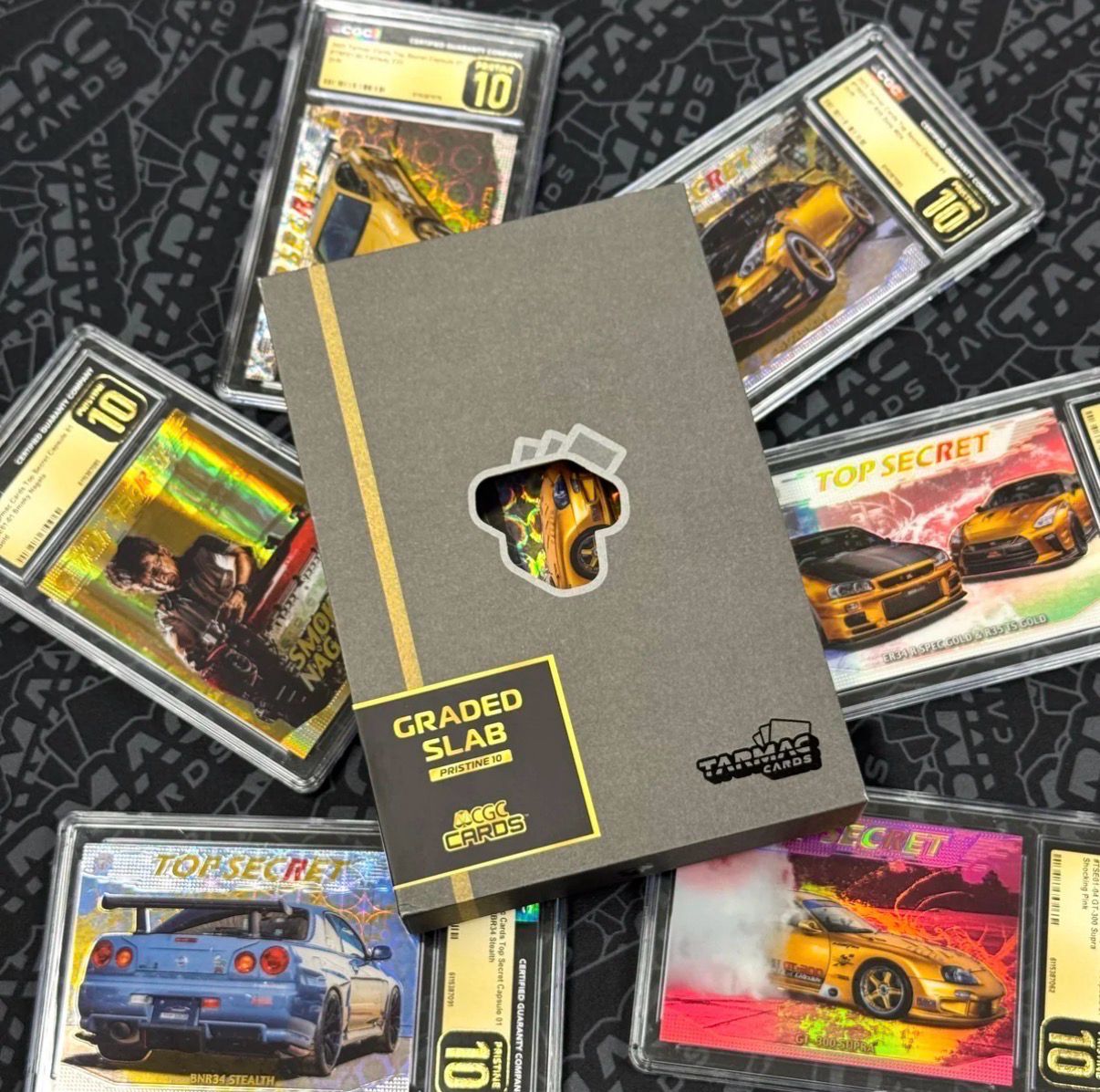 [PREORDER] Tarmac Cards Pristine 10 Graded Slab Top Secret Random Assortment