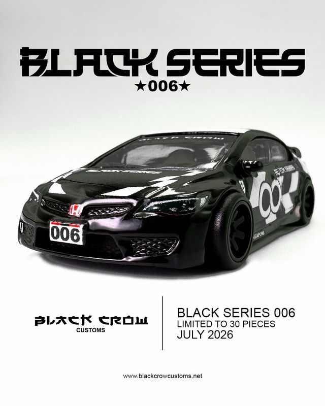 Black Crow Customs Honda Civic Type R FD2 Black Series 006