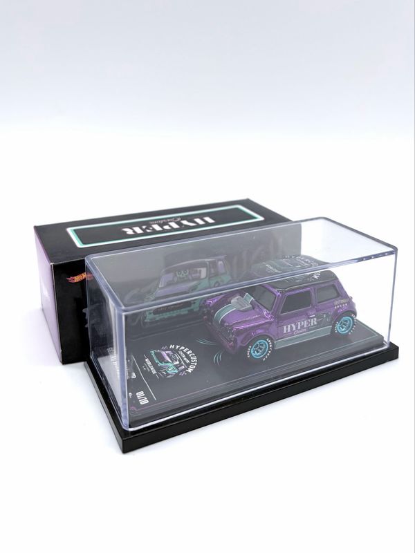 HYPER CUSTOM Mini Cooper Purple Chrome Custom Hot Wheels