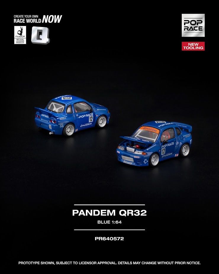 [PREORDER] POP RACE PANDEM QR32 Blue (PR64-572)