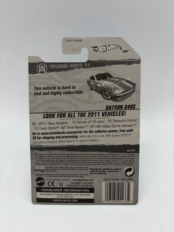 2011 Hot Wheels Datsun 240Z Super Treasure Hunt