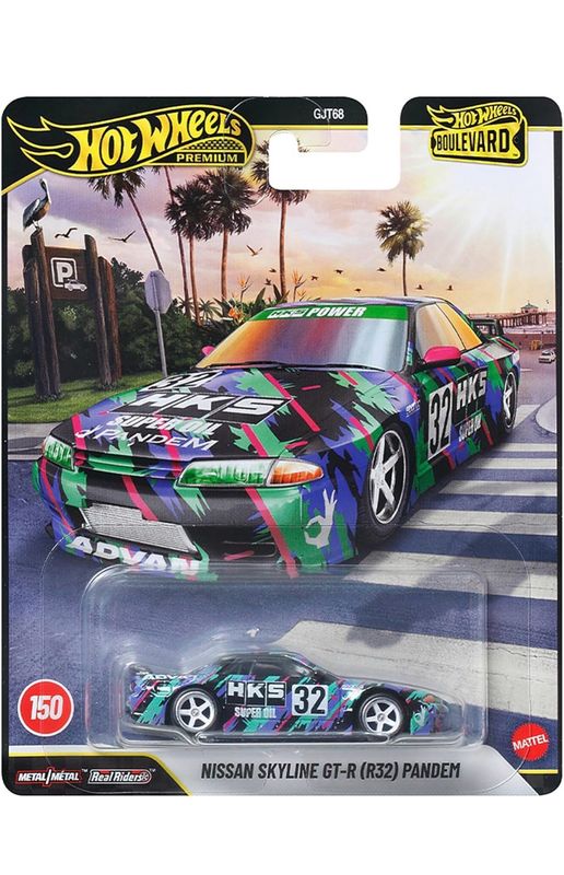 [PREORDER] Hot Wheels Boulevard Nissan Skyline GT-R (R32) Pandem HKS | Singles