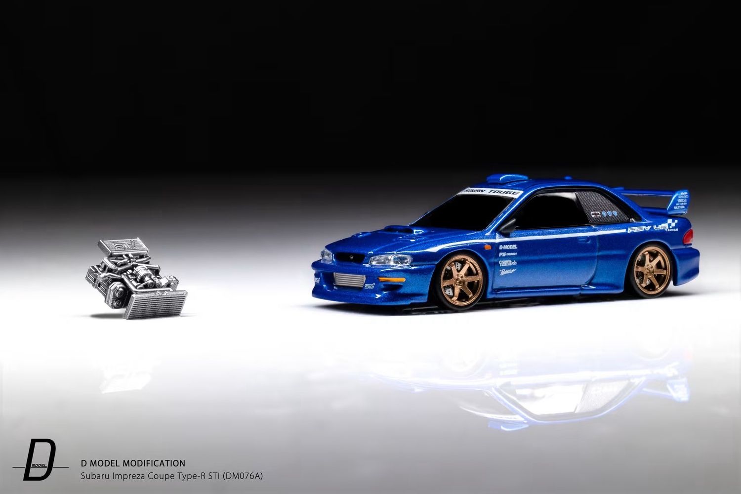 D-Model Subaru Impreza Coupe Type-R STi (GC8) Blue (DM076A) | 2026 REV UP Taiwan