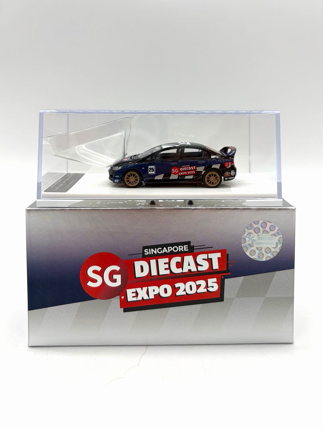 Motorhelix x Mizu Diecast Honda Civic Type R (FD2) SGDE Customized Dark Blue Chase | 2025 Singapore Diecast Expo Motorhelix x Mizu Diecast Honda Civic Type R (FD2) SGDE Customized Dark Blue Chase | 2025 Singapore Diecast Expo