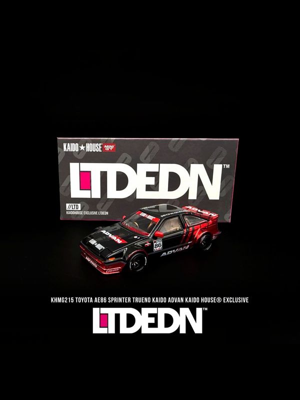 [PREORDER] KAIDOHOUSE LTD EDN Toyota AE86 Sprinter Trueno Advan (KHMG215) | 2026 Hachi-Roku Day