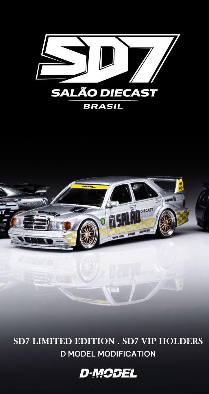 [PREORDER] D-Model Mercedes Benz 190E 2.5-16 Evolution II SD7 | 2026 Salao Diecast Brazil