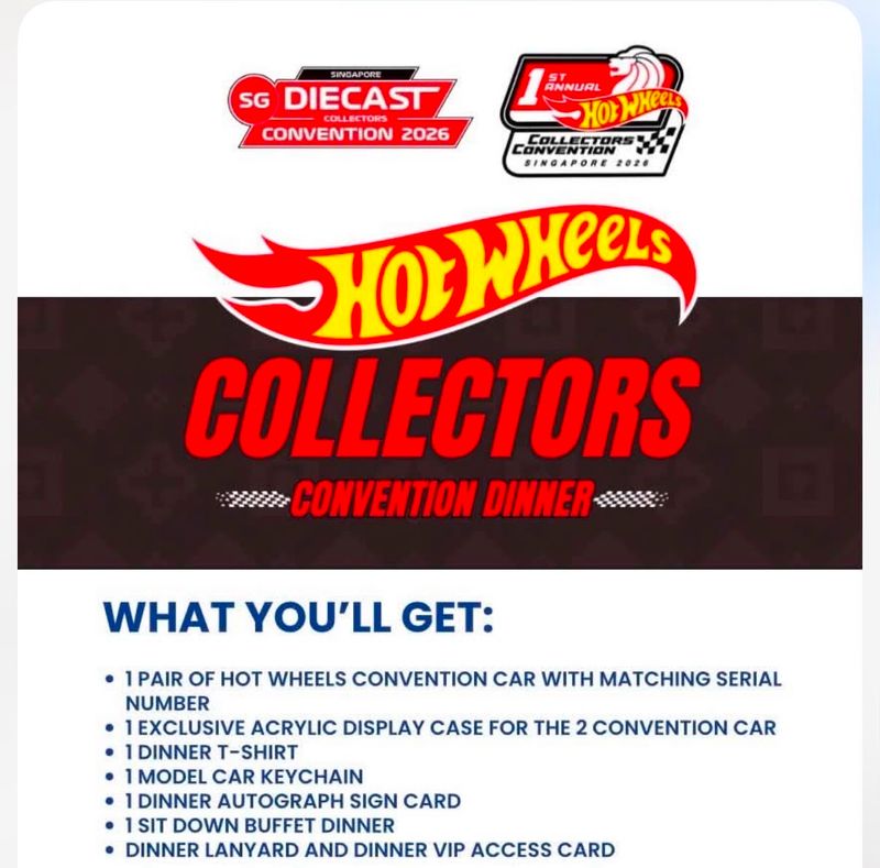 [PREORDER] Hot Wheels Nissan Skyline R34 (R-Tune) Box Set of 2 Left &amp; Right Facing | 2026 Singapore Hot Wheels Collector’s Convention