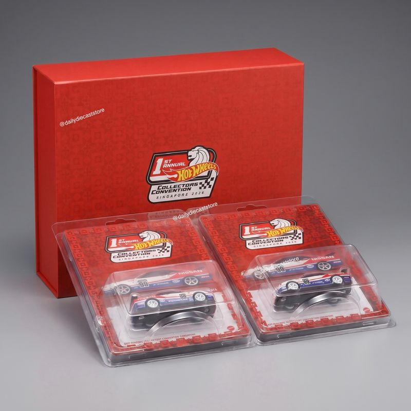 [PREORDER] Hot Wheels Nissan Skyline R34 (R-Tune) Set of 2 Left &amp; Right Facing | 2026 Singapore Hot Wheels Collector’s Convention