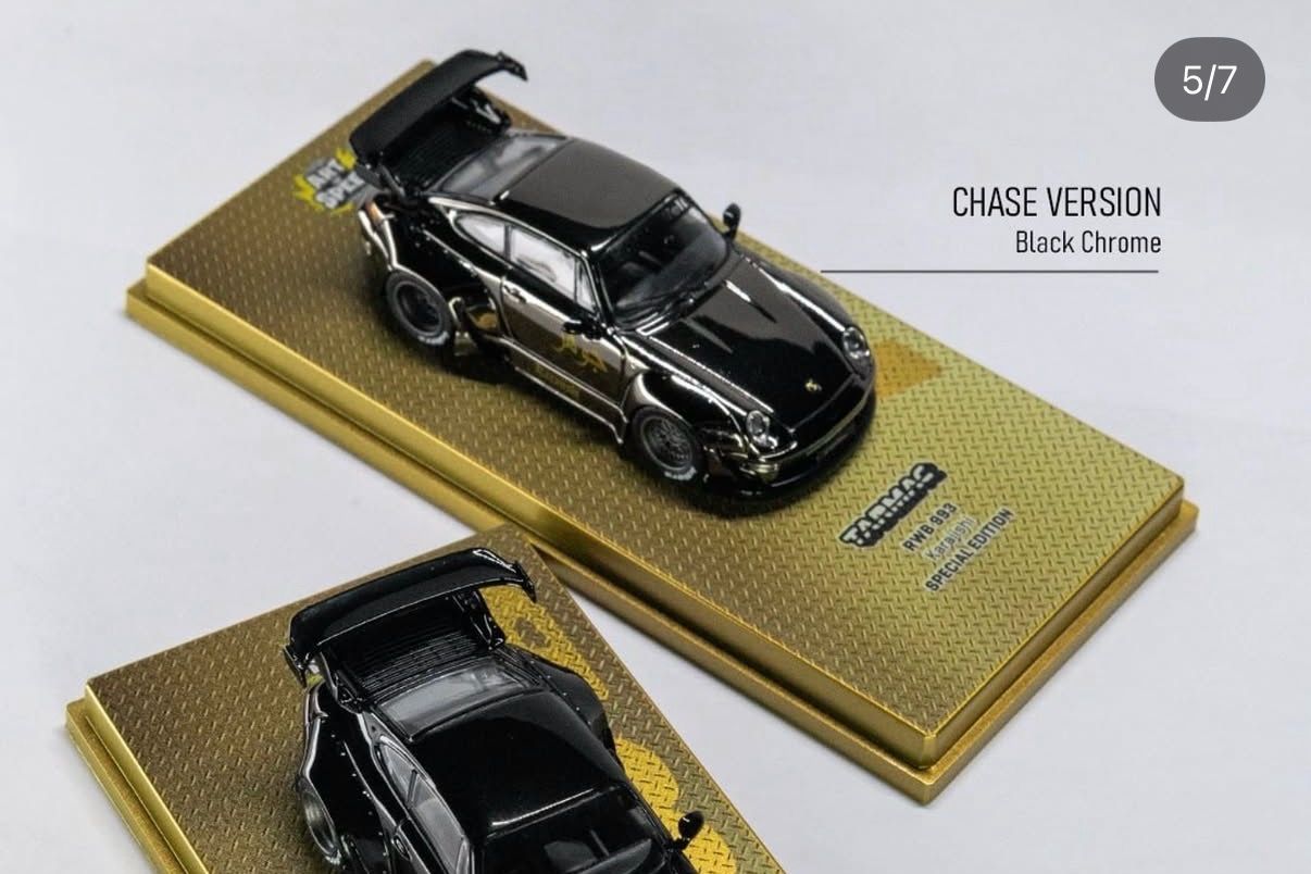 Tarmac Works RWB Karajishi Malaysia No. 6 Black Chrome Chase | 2026 Art of Speed Malaysia Tarmac Works RWB Karajishi Malaysia No. 6 Black Chrome Chase | 2026 Art of Speed Malaysia