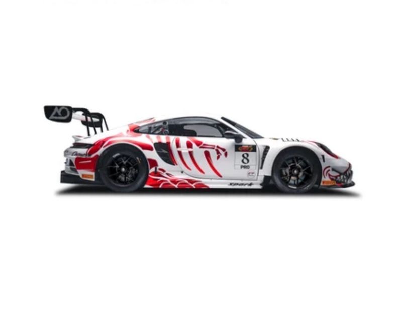 [PREORDER] Spark Model 1/64 x AO Racing Bushi Rex Porsche 911 GT3 R
