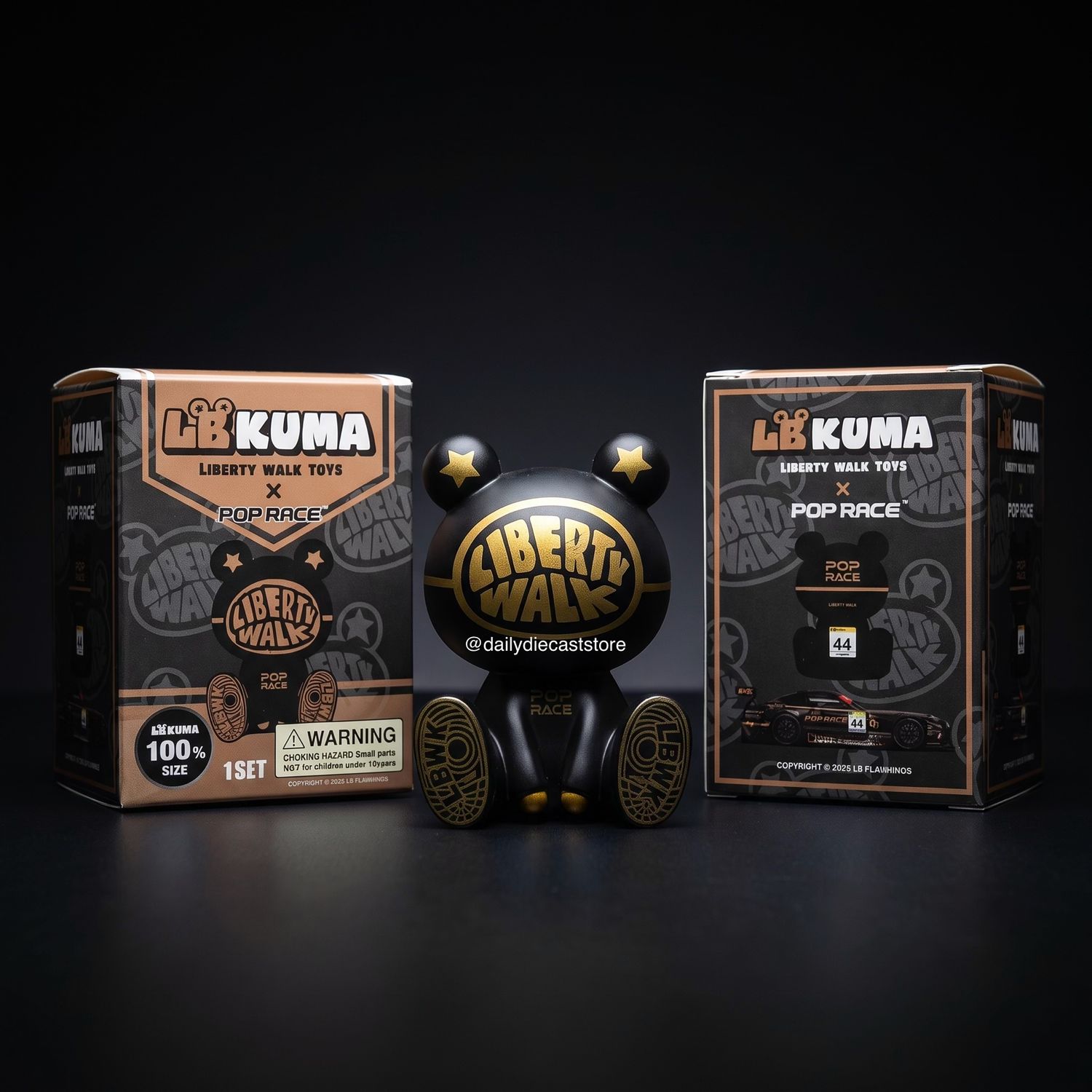 [PREORDER] LB KUMA x POP RACE Liberty Walk Toys Figurine 100% Size | 2026 Hong Kong Store Opening