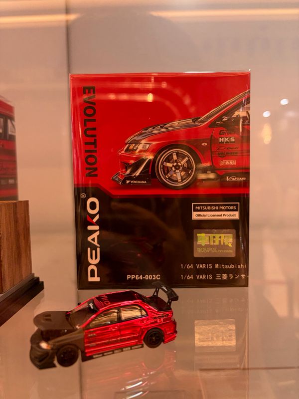 [PREORDER] PEAKO Varis Mitsubishi Evolution Red / Black | Chance of Chase | 2026 HK Toy Car Salon