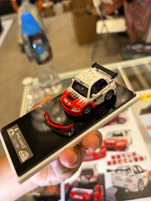[PREORDER] ERA Q x PEAKO Resin Mitsubishi Lancer Evolution Cyber Evo | 2026 HK Toy Car Salon