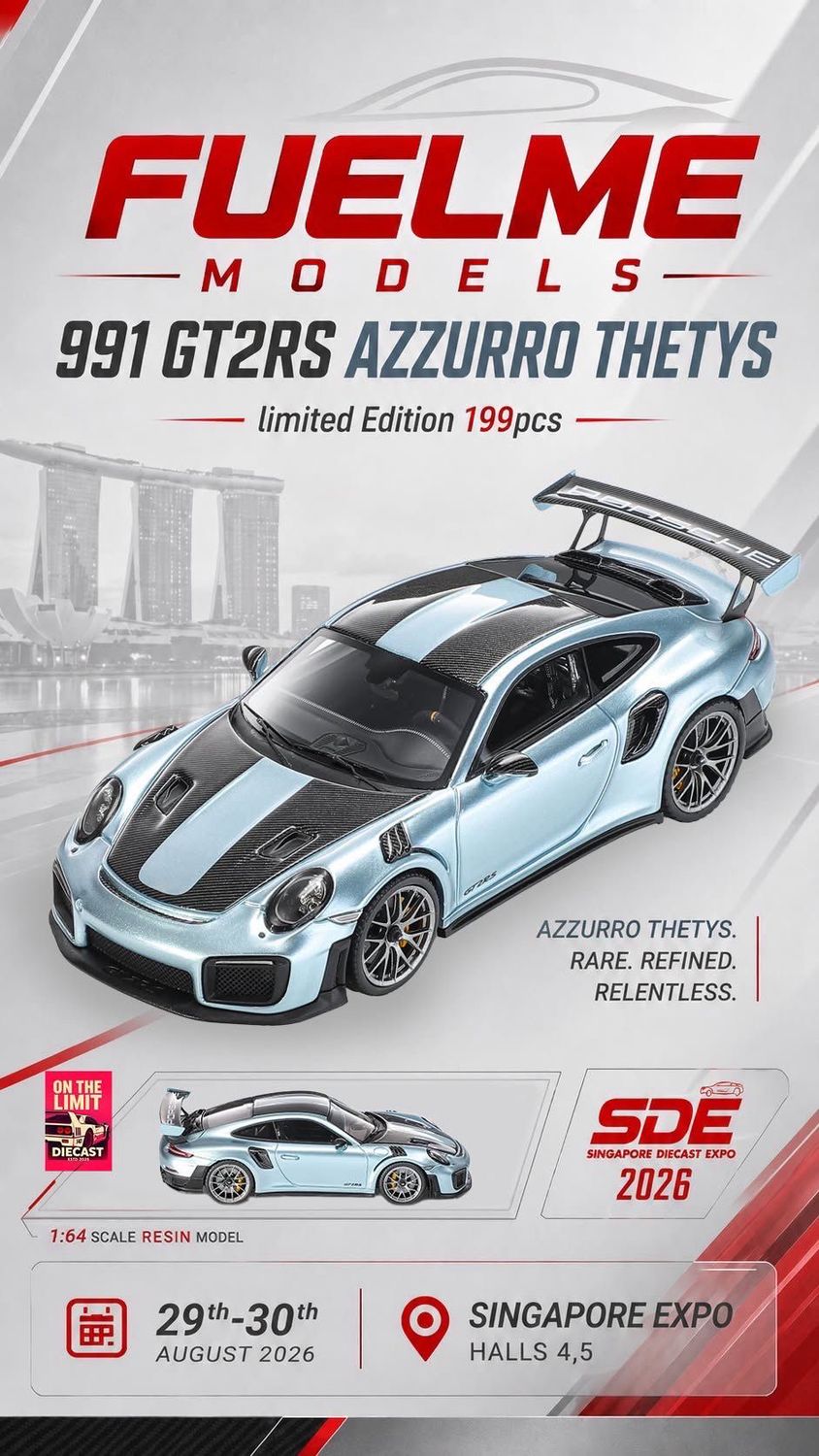 Fuel Me 911 GT2RS Azzurro Thetys Blue | 2026 Singapore Auto Expo
