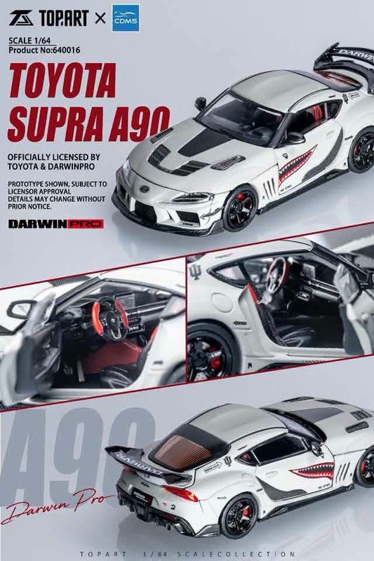 [PREORDER] TOP ART 1/64 Toyota Supra A90 DarwinPRO | 2026 Chengdu Auto Show