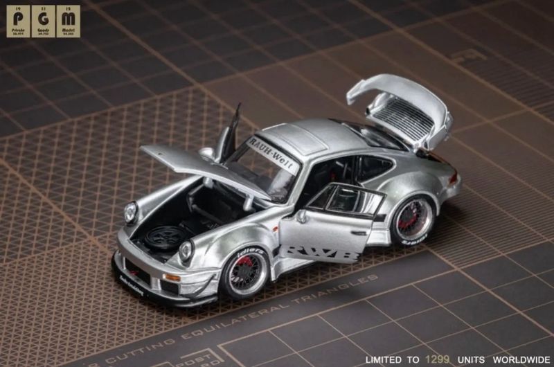 [PREORDER] PGM 1/64 RWB 930 Silver Deluxe Edition | 2026 Chengdu Auto Show