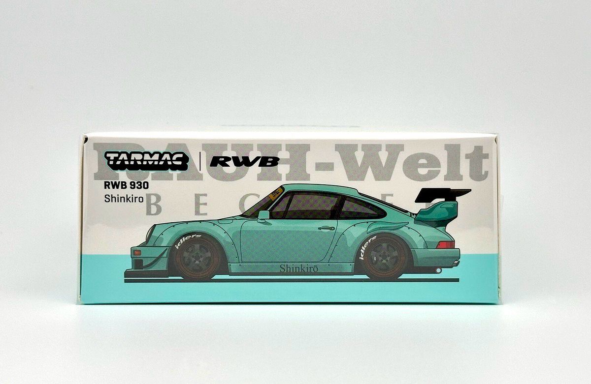 2025 Tarmac Works RWB 930 Shinkiro Baby Blue Taiwan 7-11 Exclusive