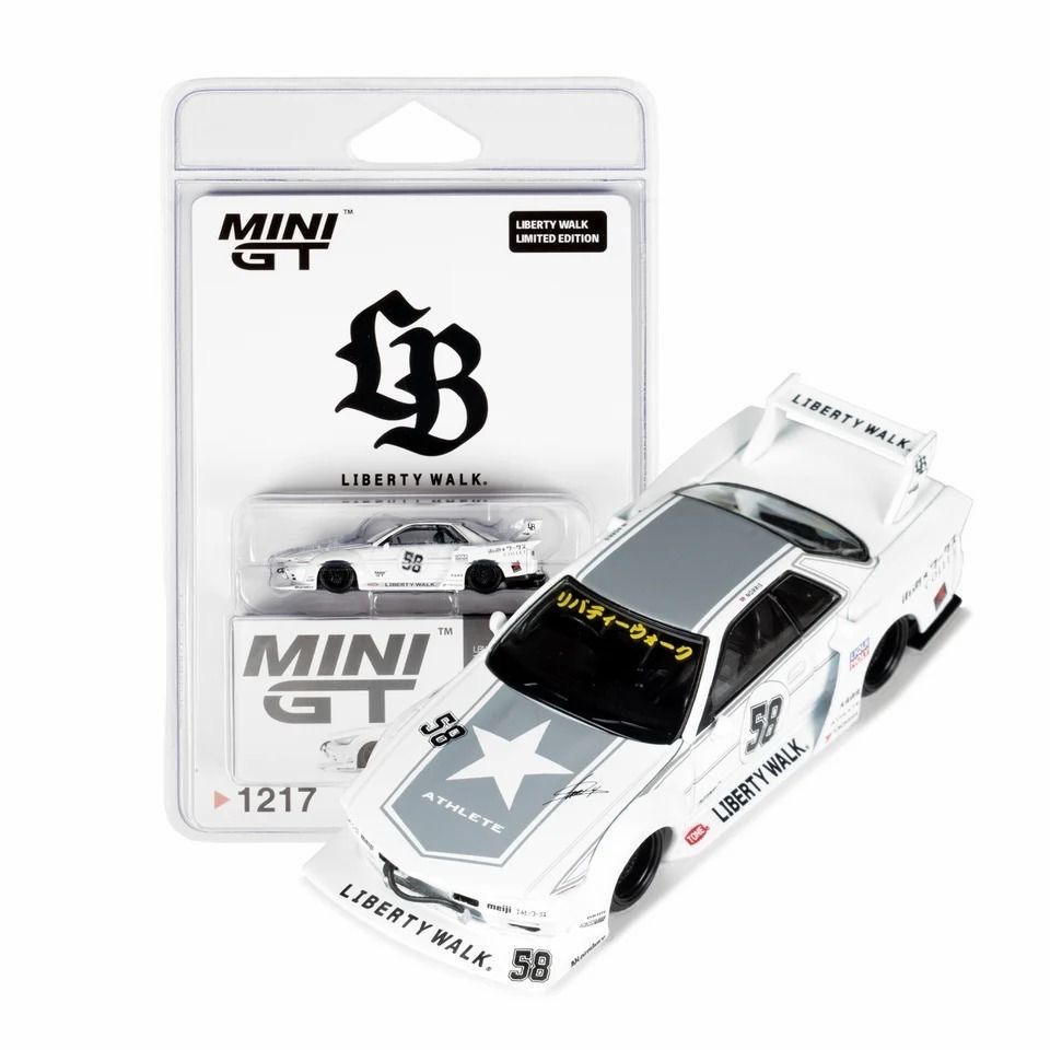 [PREORDER] #1217 MINI GT LBWK Nissan GT-R R32 Kaido Works Athlete Blister | LB Store Exclusive