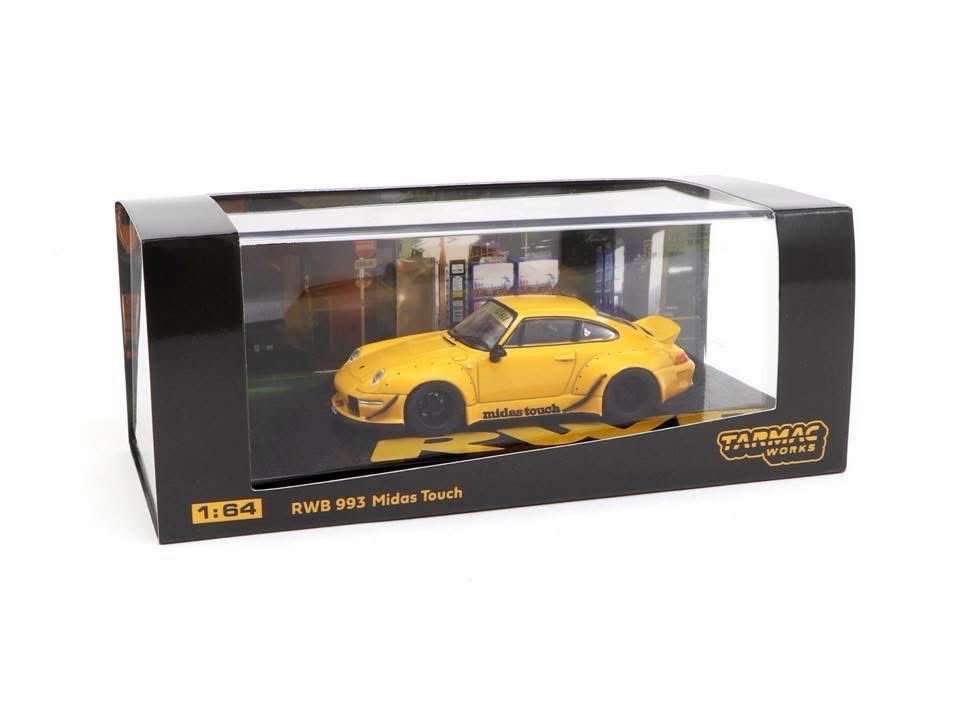 Tarmac Works Porsche RWB 993 Midas Touch Yellow Exclusive | 2019 Malaysia MiniCar Festival