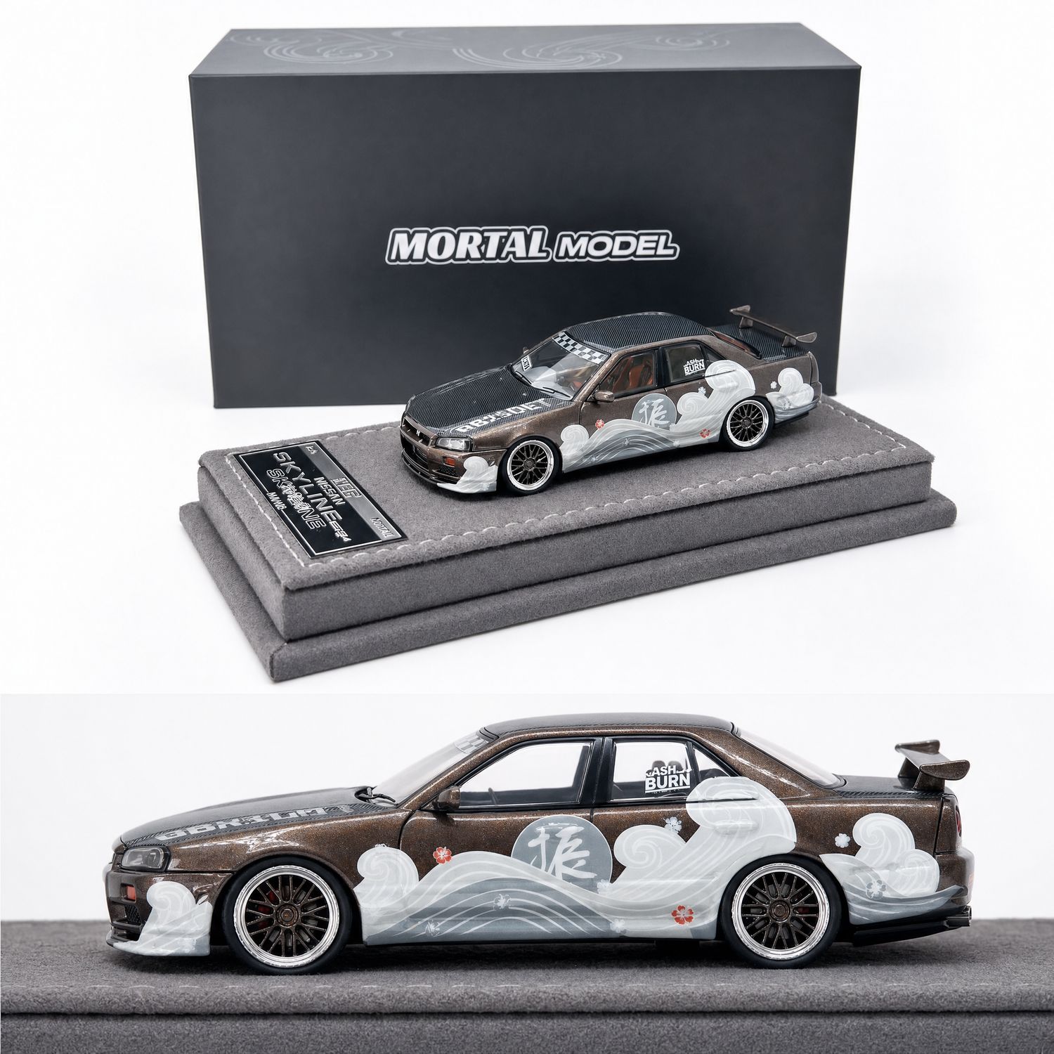 Mortal Model Nissan Skyline ER34 25GT-T Brown Spectraflame | 2025 Hobby Expo China